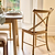 Ferndale Cross Back Dining Chair Natural