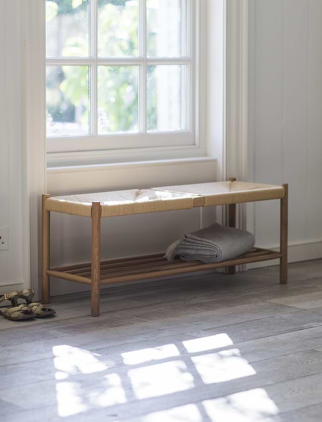 Wooden hall bench sales