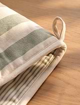 Harlton Wide Stripe Oven Glove Rosemary