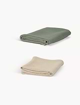 Bruern Waffle Tea towels Set of 2 Rosemary