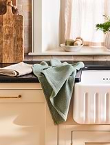 Bruern Waffle Tea towels Set of 2 Rosemary