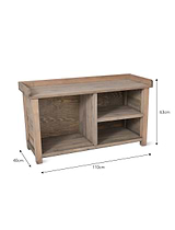 Aldsworth Welly Storage Bench Natural