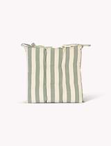 Harlton Wide Stripe Seat Pad Rosemary