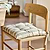 Harlton Wide Stripe Seat Pad Rosemary
