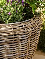 Kingscote Rattan Planter XL Natural