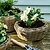 Kingscote Rattan Plant Bowl 39cm Grey