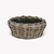 Kingscote Rattan Plant Bowl 39cm Grey