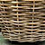 Elmhurst Rattan Planter on Wheels XXL Grey