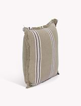 Saddlewood Cushion 50x50cm Ink Stripe