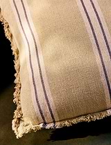 Saddlewood Cushion 50x50cm Ink Stripe