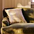 Saddlewood Cushion 50x50cm Ink Stripe