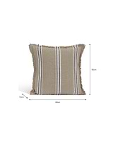 Saddlewood Cushion 50x50cm Ink Stripe