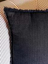 Saddlewood Cushion 50x50cm Carbon