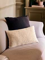 Sudeley Boucle Cushion 30x50cm Ivory