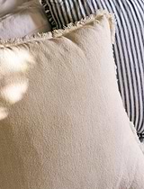 Saddlewood Cushion 50x50cm Ivory