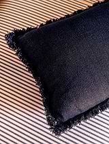 Saddlewood Cushion 30x50cm Carbon