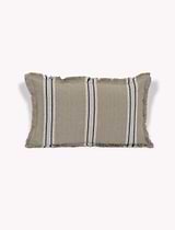 Saddlewood Cushion 30x50cm Ink Stripe