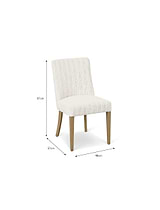 Wraysbury Dining Chair Set of 2 Stripe