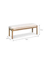 Templecombe Bench Oatmeal