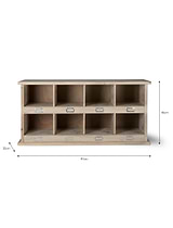 Chedworth 8 Shoe Locker Natural