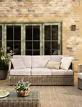 Harting 3 Seater Sofa Light Rattan