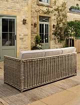 Harting 3 Seater Sofa Light Rattan