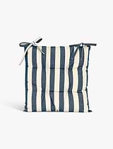 Harlton Wide Stripe Seat Pad Ink