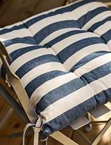Harlton Wide Stripe Seat Pad Ink