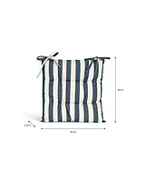 Harlton Wide Stripe Seat Pad Ink