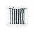 Harlton Wide Stripe Seat Pad Ink