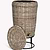 Kingscote Rattan Water Butt 200 L Grey