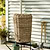 Kingscote Rattan Water Butt 200 L Grey