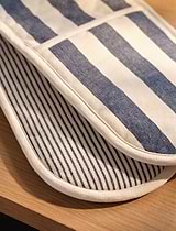 Harlton Wide Stripe Oven Glove Ink