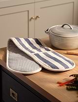 Harlton Wide Stripe Oven Glove Ink
