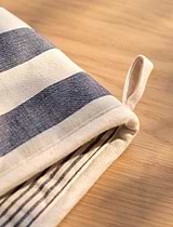Harlton Wide Stripe Oven Glove Ink