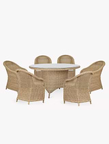 Brayford Round Dining Set Large Natural