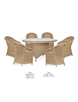 Brayford Round Dining Set Large Natural