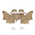 Brayford Round Dining Set Large Natural