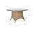 Brayford Round Dining Table Large Natural