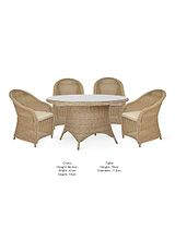 Brayford Round Dining Set Small Natural