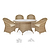 Brayford Round Dining Set Small Natural