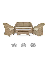 Brayford Bench Set Natural