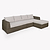 Skala Corner Sofa Set Dark Rattan
