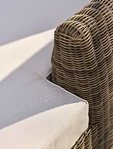 Skala Corner Sofa Set Dark Rattan