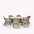Frilford 6 Seater Dining Set