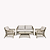 Frilford 2 Seater Sofa Set