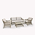 Frilford 2 Seater Sofa Set