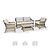 Frilford 2 Seater Sofa Set