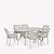 Marcham Oval 6 Seater Dining Set