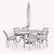 Marcham Oval 6 Seater Dining Set